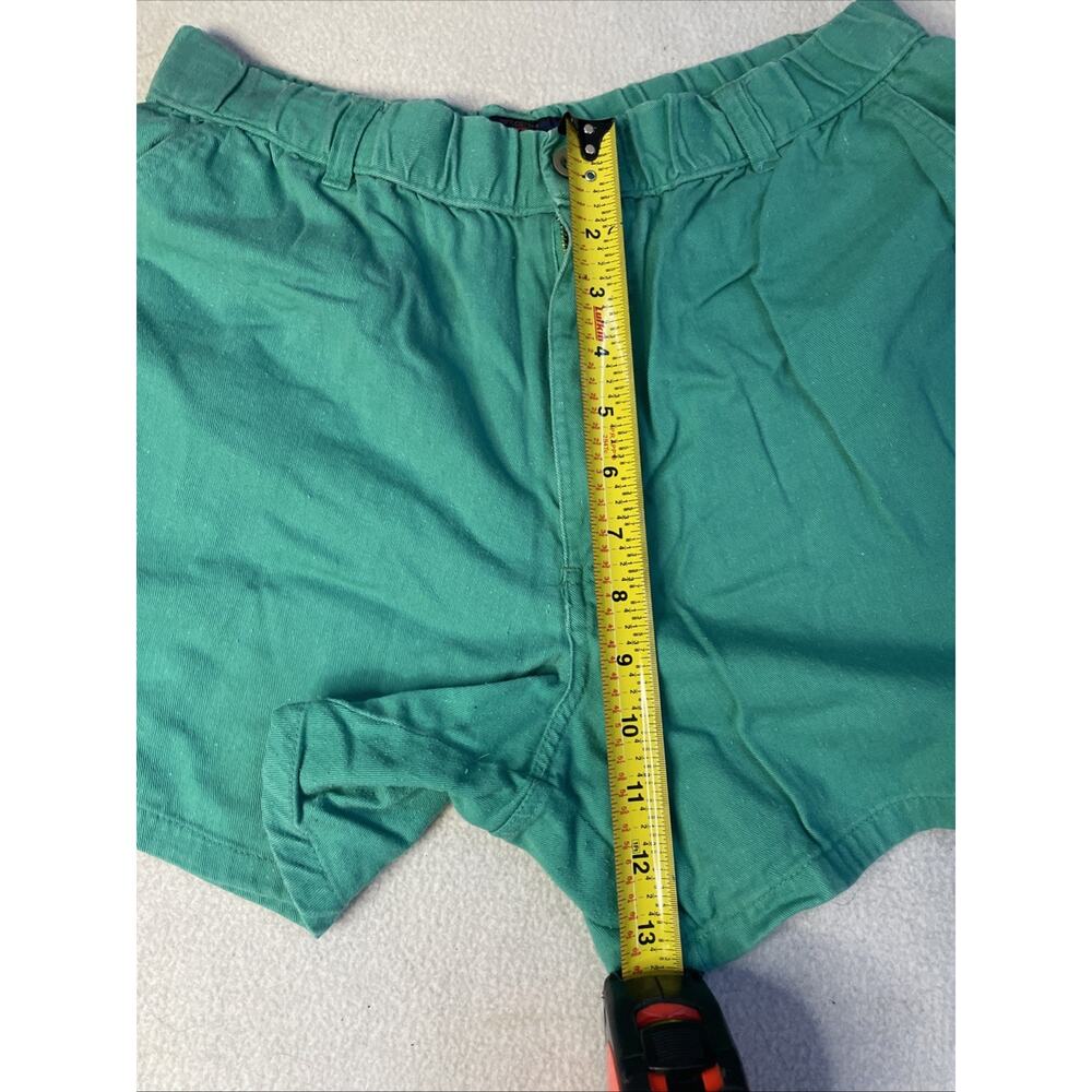 80s JJ San Francisco Teal Men’s Medium Shorts. Teal Zip Elastic Waist - Picture 8 of 16
